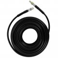 100ft X 1 4 Black Flexible Pressure Washer Hose Kink Resistant Max 5800 Psi Power Washing Extension Replacement For Gas