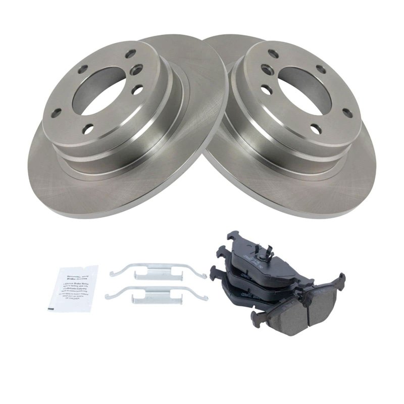Rear Ceramic Brake Pad Rotor Kit For Bmw 318i 318is 323ic 325i 328i
