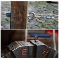 Uxcell Lifting Eye Bolt 10 Sets M6x25mm With Nut Washer 304 Stainless Steel Shoulder Ring For Hanging Item