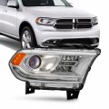 Akkon Fit 2014 2015 2016 2017 Dodge Durango Halogen Type Non-drl Models Oe Style Projector Headlight Passenger Right Chrome 