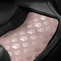 Foruidea Footprint Animal Front Rear Car Floor Matss Auto 4-pcs Full Set Car Carpet Universal Fit For Suvs Trucks Sedans Vans
