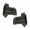Front Bumper Bracket Pair For Honda Civic 2006 2007 2008 2009 2010 2011 Driver And Passenger Side Set Coupe Sedan Steel 
