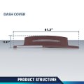 Tpe Dash Cover Dashboard Panel With Adhesive For Chevy Blazer Suburban Gmc Yukon C1500 C2500 C3500 1988-1994 Red
