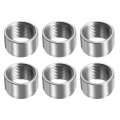 6 Pcs Oxygen Sensor Bung 3 4 Npt 0 75 Length Aluminum Female Weld Stepped Style Thread Adapter Pipe Fitting Tube Connectors 