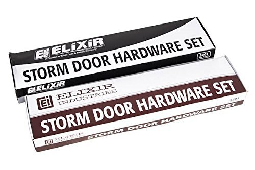 White Storm Door Hardware Kit For Elixir Mobile Home Doors
