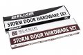 White Storm Door Hardware Kit For Elixir Mobile Home Doors