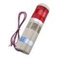 Baomain Industrial Signal Light Column Led Alarm Round Tower Indicator Continuous Warning Buzzer Red Dc 12v Lta-502tj