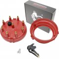 Red Dragon Fire Performance Heavy Duty Distributor Cap And Rotor Set Compatible Replacement For 1978-1996 Ford F-150 Efi 0l 5