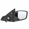 Ocpty Black Right Side Mirror Fit For 2013-2017 Honda Accord Smooth Glass Manual Folding Convex
