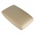 Lcwrgs Leather Center Console Lid Armrest Cover Replacement For Toyota Highlander 2008 2009 2010 2011 2012 2013 2014 Beige 