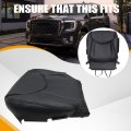 Front Driver And Passenger Side Bottom Top Back Replacement Seat Covers Black Perforated Microfiber Leather For Lexus Ls430