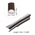 Uxcell Door Frame Weather Stripping 11ft Long 0 35 Wide Self Adhesive Foam Window Seal Soundproof Flexible And Strip Brown