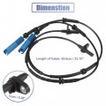 X Autohaux 2pcs Abs Wheel Speed Sensor For Bmw 745i 750i 760i E65 E66 E67 Replaces Front Left Right 34526771708