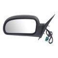 Door Mirror Driver Side For Gmc Envoy 2002 2009 Heated Folding Textured Black Electric Adjustment Mlx-she690-320l-cl360a51 