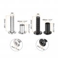 Uxcell Screw Post Male M6x25mm Binding Bolts 2 Colors Total 15 Sets