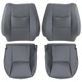Driver Passenger Bottom Top Lean Back Leather Replacement Seat Covers Dark Gray For Lexus Gx470 2003 2004 2005 2006 2007 2008 