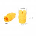 Uxcell Flat Fan Spray Tip 1 4pt Male Thread 80 Degree 5pcs And 2npt 65