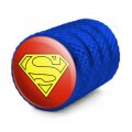Superman Cape Logo Tire Rim Wheel Aluminum Valve Stem Caps