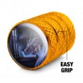 Dragon In The Window Valve Stem Caps For Tire Rim Wheel Aluminum Yellow