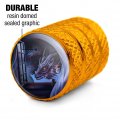 Dragon In The Window Valve Stem Caps For Tire Rim Wheel Aluminum Yellow