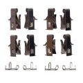 Disc Brake Hardware Set For Isuzu Nqr 1998 2024 Front Position Alx Pau Df 340 47059 Cla23 Standard Style Black Plastic 
