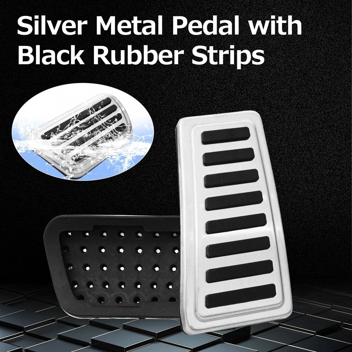 Pedal Cover Dodge Ram 1500 2019 2020 2021 2022 Accessories Anti-slip Aluminum Alloy Accelerator Gas Brake Pads Not Fit Trx