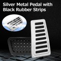 Pedal Cover Dodge Ram 1500 2019 2020 2021 2022 Accessories Anti-slip Aluminum Alloy Accelerator Gas Brake Pads Not Fit Trx