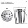 Uxcell Er32 Spring Collet 6mm Chuck For Cnc Engraving Machine Lathe Milling 2pcs