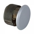 Rockwell Security Mortise Dummy Cylinder In Aluminum Finish 