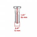 Caltric 8 Front Or Rear Wheel Hub Stud Bolt Compatible With Kawasaki Teryx 750 Krf750 Krf-750 2008-2013