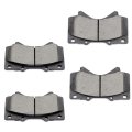 Front D1303 Ceramic 4pcs W Hardware Disc Brake Pad Set 