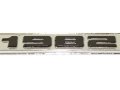 1981 Corvette License Plate Frame Chrome Die Cast Metal With Raised Black Letters And Top Screw Mount 103002-81