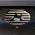 Quarantine Cat In Window Oval Tow Trailer Hitch Cover Plug Insert