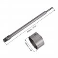 Uxcell Wall Hole Drill Bit 105mm Concrete Cement Stone Saw Cutter 440mming Depth Round Shank With Connecting Rod For Sds X4