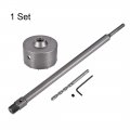 Uxcell Wall Hole Drill Bit 105mm Concrete Cement Stone Saw Cutter 440mming Depth Round Shank With Connecting Rod For Sds X4