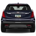 Ipick Image For Cadillac Crest Logo Real Black Forged Carbon Fiber License Plate Frame