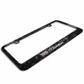 Ipick Image For Cadillac Crest Logo Real Black Forged Carbon Fiber License Plate Frame
