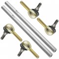 Caltric Complete Tie Rod Kit With Ends New Compatible Polaris Part Number 296mm Length
