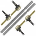 Caltric Complete Tie Rod Kit With Ends New Compatible Polaris Part Number 296mm Length