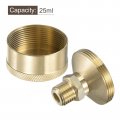 Uxcell Grease Oil Cup Cap M14x1 5 Male Thread 25ml Brass Machine Parts
