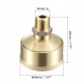 Uxcell Grease Oil Cup Cap M14x1 5 Male Thread 25ml Brass Machine Parts