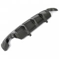 Kuafu Rear Lower Diffuser Lip Bumper Compatible With 2016-2019 Nissan Altima Carbon Fiber Style