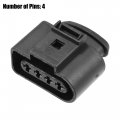 Uxcell 4 Set Pin No 1j0973724 Ignition Coil Coilpack Connector Adapter Plug Clip Kit Replacement For Vw Audi Seat Skoda