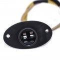 Culmkari 2 License Plate Light Wire Harnesses Rear Fits For 1994-2002 Dodge Ram 1500 2500 3500 Replaces 5179988ac