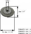 Riverweld Tig Screen 53nabsp3-16 1 6mm For Sr Wp 9 20 17 18 26 Welding Torches Ceramic Nozzle 4pk