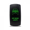 Ch4x4 Rocker Switch For Toyota Land Cruiser 80 Series Off-road Lights Symbol Green Led