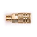 Primefit Ic1414mb6-b10-p 1 4-inch 6-ball Brass Male Industrial Coupler Contractor Pack 10-piece 