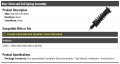 Rear Strut And Coil Spring Assembly Compatible With 2003-2005 Mercedes-benz Ml350