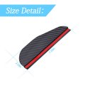 2pcs Car Rear View Mirror Rain Visor Guard Carbon Fiber Side Eyebrow Waterproof Auto Smoke Universal For Cars Truck And Suv