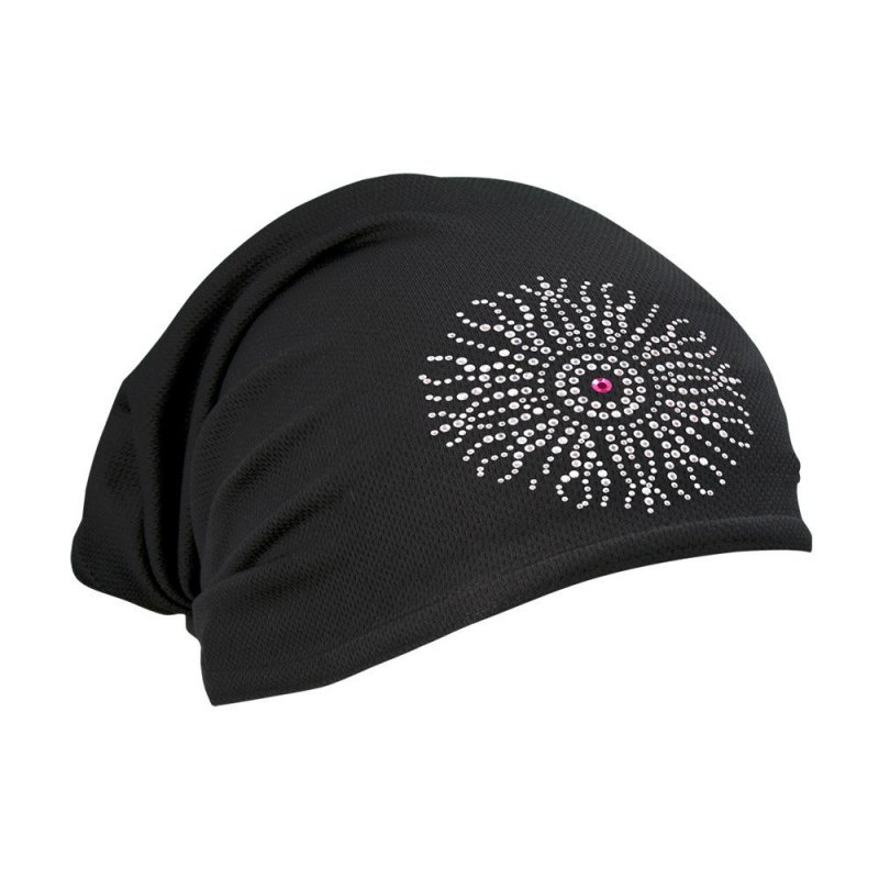 Schampa Doo-z Stones Headwear Silver Sun With Red Center
